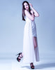 White lace skirt