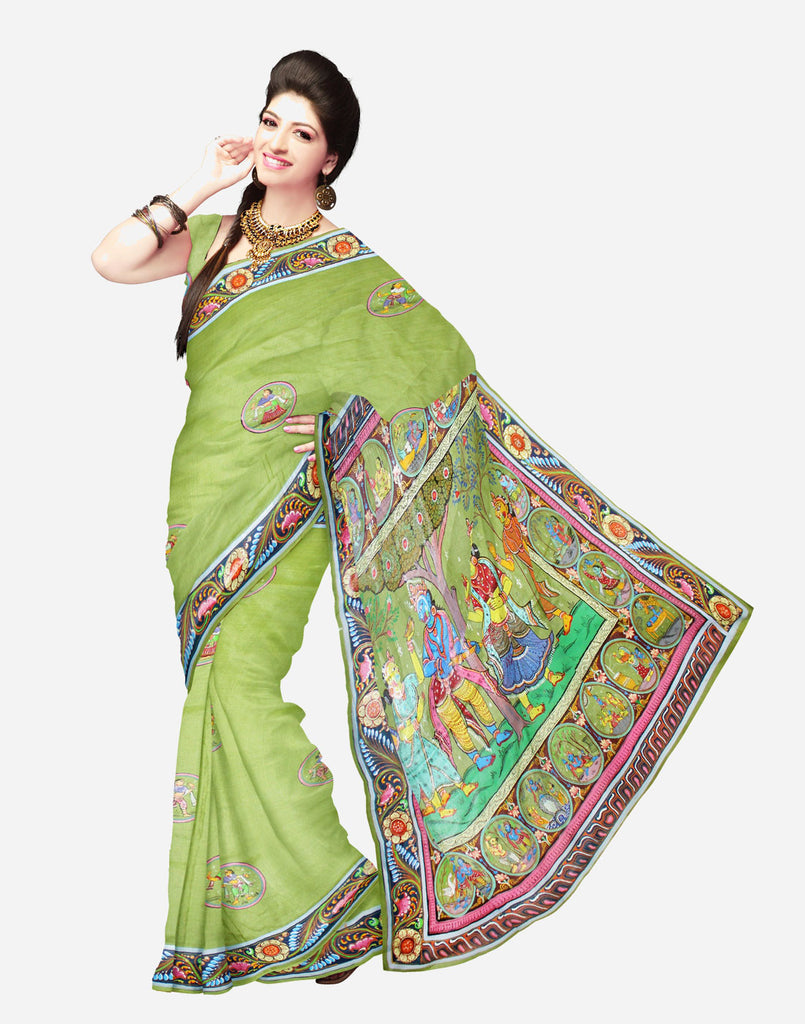 Pure Gadwal Silk Handloom Saree in Red